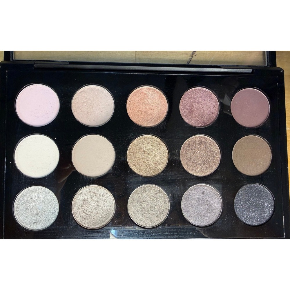 MAC Eye Shadow x 15 Cool Neutral Eyeshadow Palette 15 Shades A15 Matte Frost VXP - Picture 2 of 7
